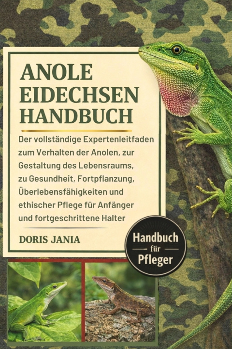 Kniha ANOLE-EIDECHSEN-HANDBUCH DORIS JANIA