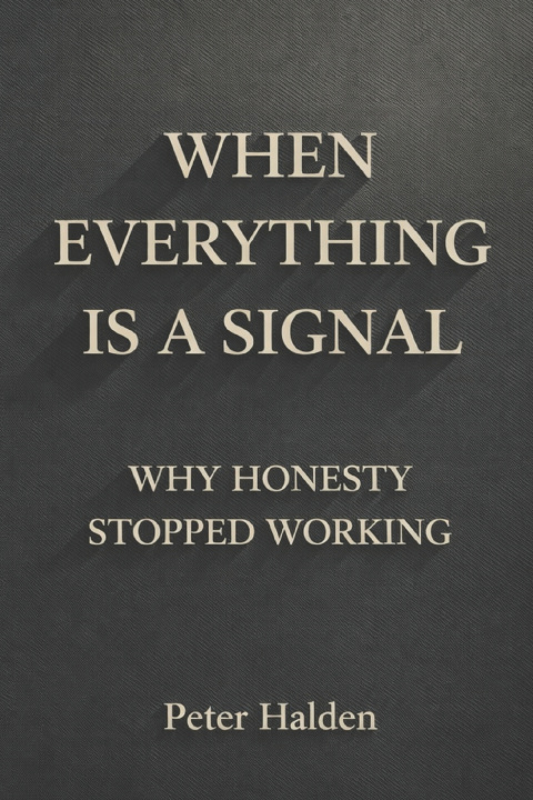 Kniha When Everything Is A Signal Peter Halden