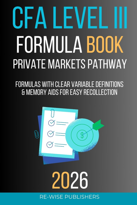 Boek CFA Level III Formula Book Re-Wise Publishers