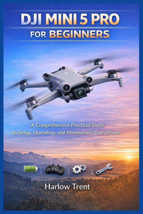 Kniha DJI MINI 5 PRO FOR BEGINNERS Harlow Trent