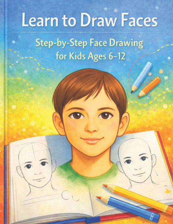 Kniha Learn to draw faces Simon Müller