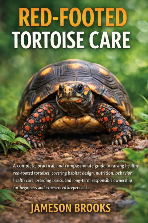 Kniha RED-FOOTED TORTOISE CARE JAMESON BROOKS