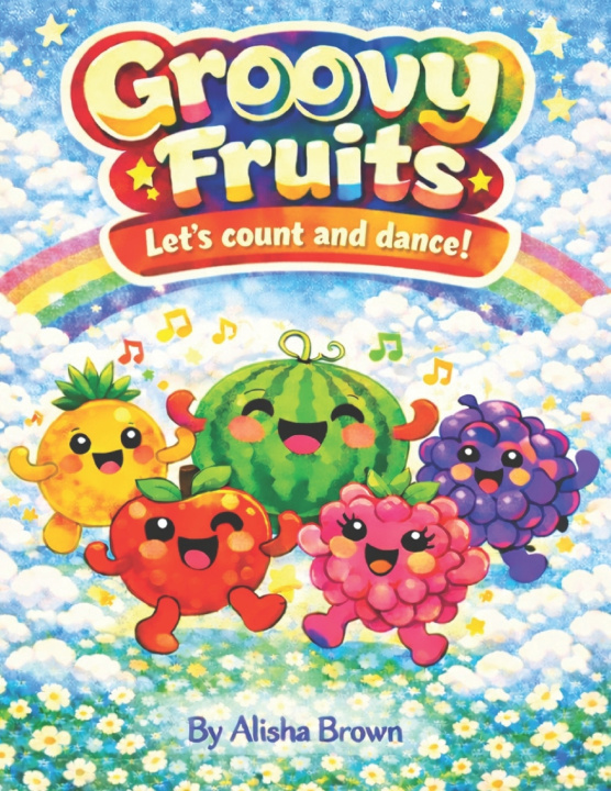 Kniha Groovy Fruit Alisha Rose Brown