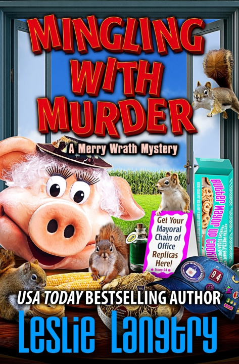 Kniha Mingling With Murder Leslie Langtry
