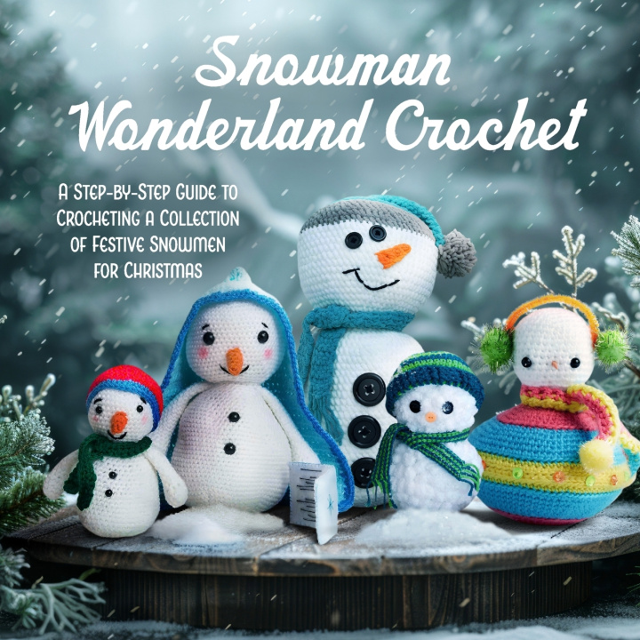 Kniha Snowman Wonderland Crochet Maya Cameron