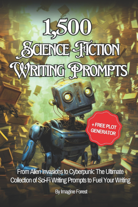 Kniha 1,500+ Sci-Fi Writing Prompts (+ Free Plot Generator) Imagine Forest
