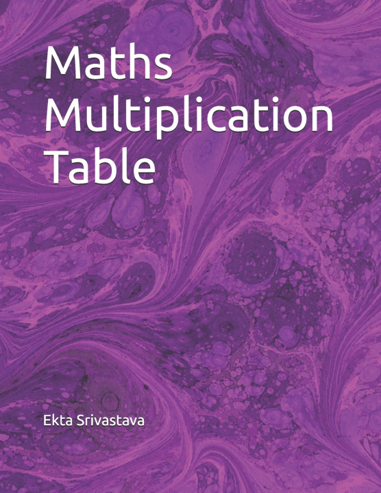 Knjiga Math Multiplication Table EKTA PRAKASH Srivastava