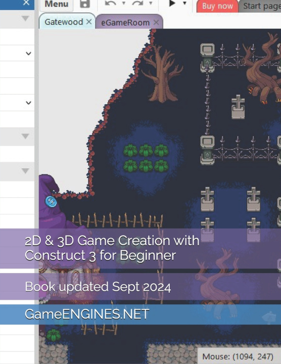 Kniha 2D & 3D Game Creation with Construct 3 for Beginner GameENGINES.NET