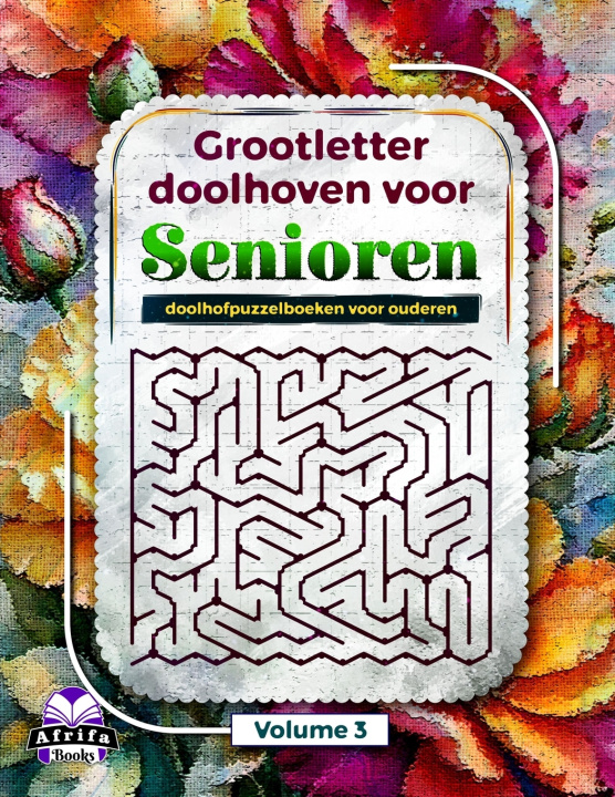 Kniha Grootletter doolhoven voor senioren Edward Afrifa Manu