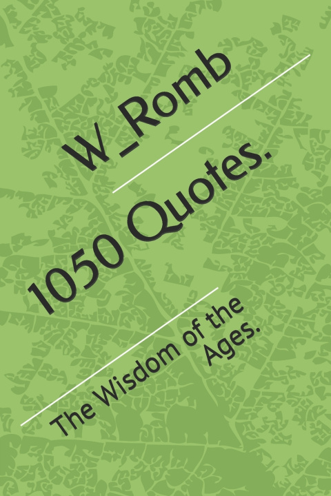 Книга 1050 Quotes. W_Romb