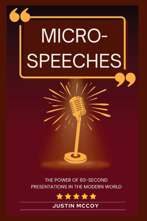 Kniha Micro-speeches Justin McCoy