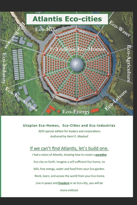 Kniha Atlantis Eco-cities Henri Maalouf