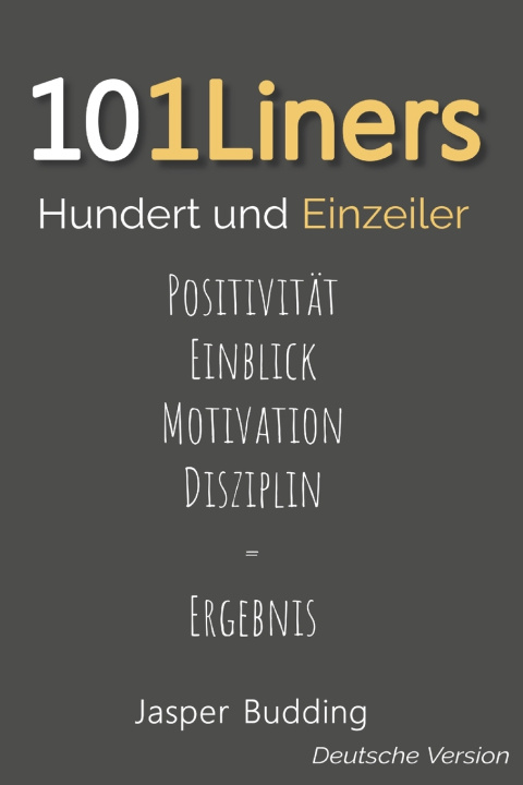 Kniha 101Liners Jasper Budding