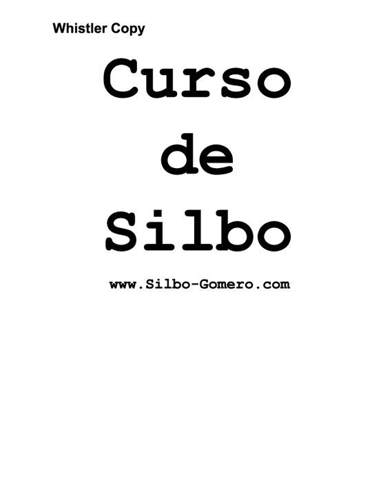Knjiga Curso de Silbo Allan Dalcher