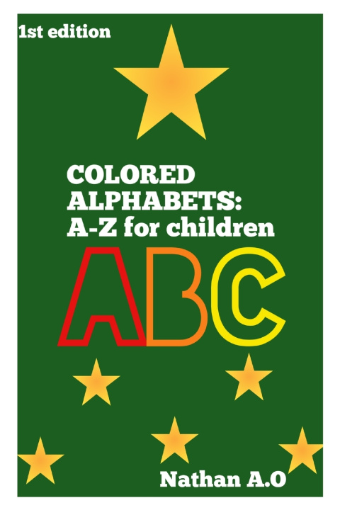 Kniha COLORED ALPHABETS Nathan A.O