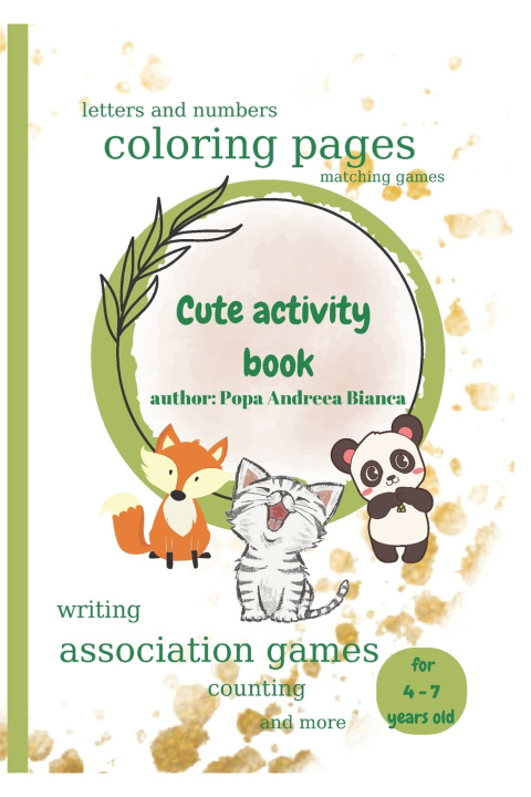 Kniha Cute activity book Popa Bianca Andreea