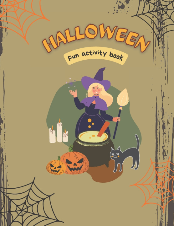 Kniha Halloween fun activity book Anna Nasyrova