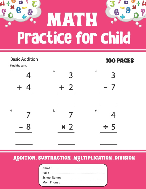Kniha Math Practice for child SHOHIB AHAMED TUSHER