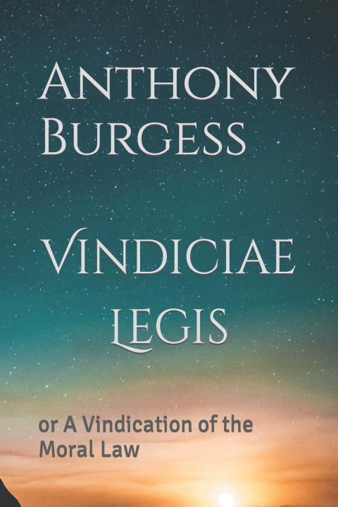 Book Vindiciae Legis Anthony Burgess