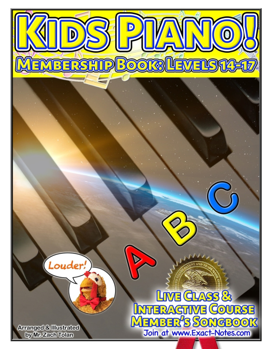Kniha Kids Piano! Membership Book Zach Tolan