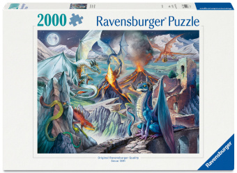 Juego/Juguete Erwachsenenpuzzle 2000 Teile - Die Drachenwächter 