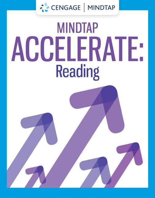 Book Bundle: Mindtap Accelerate: Reading, 1 Term Printed Access Card + Student Workbook Cengage Learning