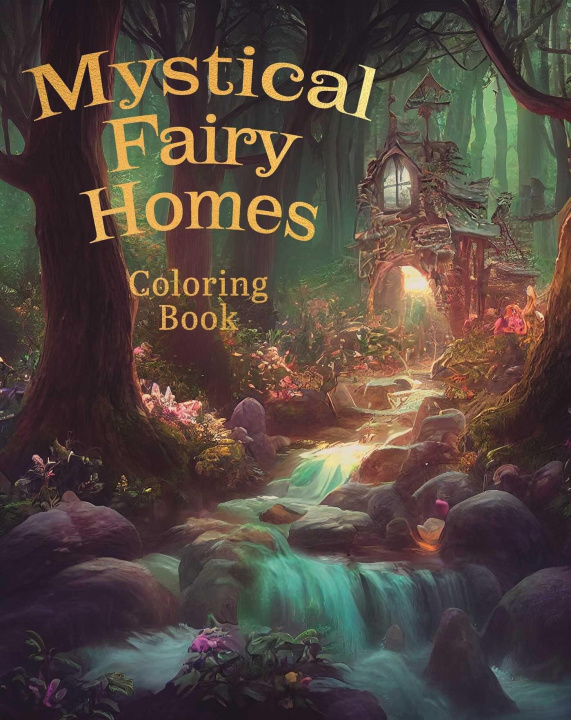 Libro Mystical Fairy Homes Coloring 