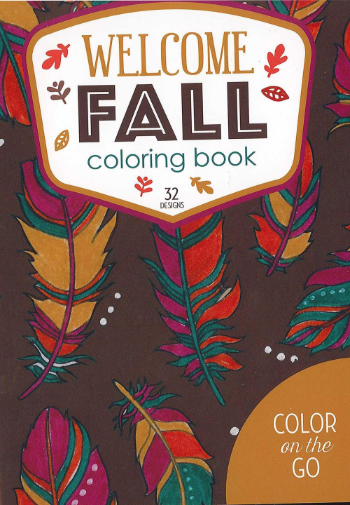 Knjiga Welcome Fall Coloring Book 