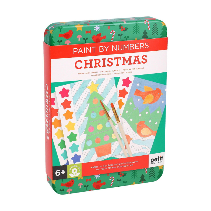 Kniha Paint by Numbers: Christmas Petit Collage