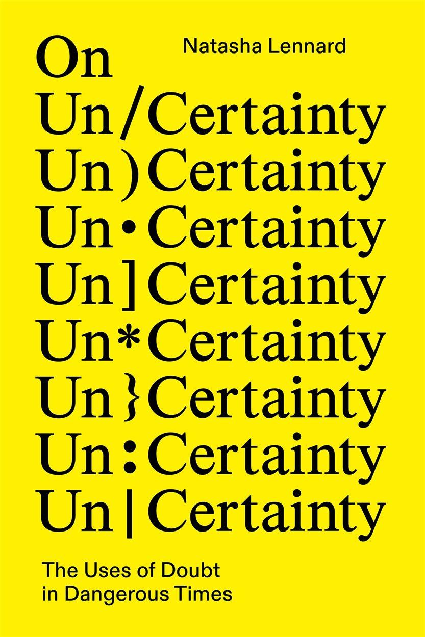 Kniha On Un/Certainty LENNARD