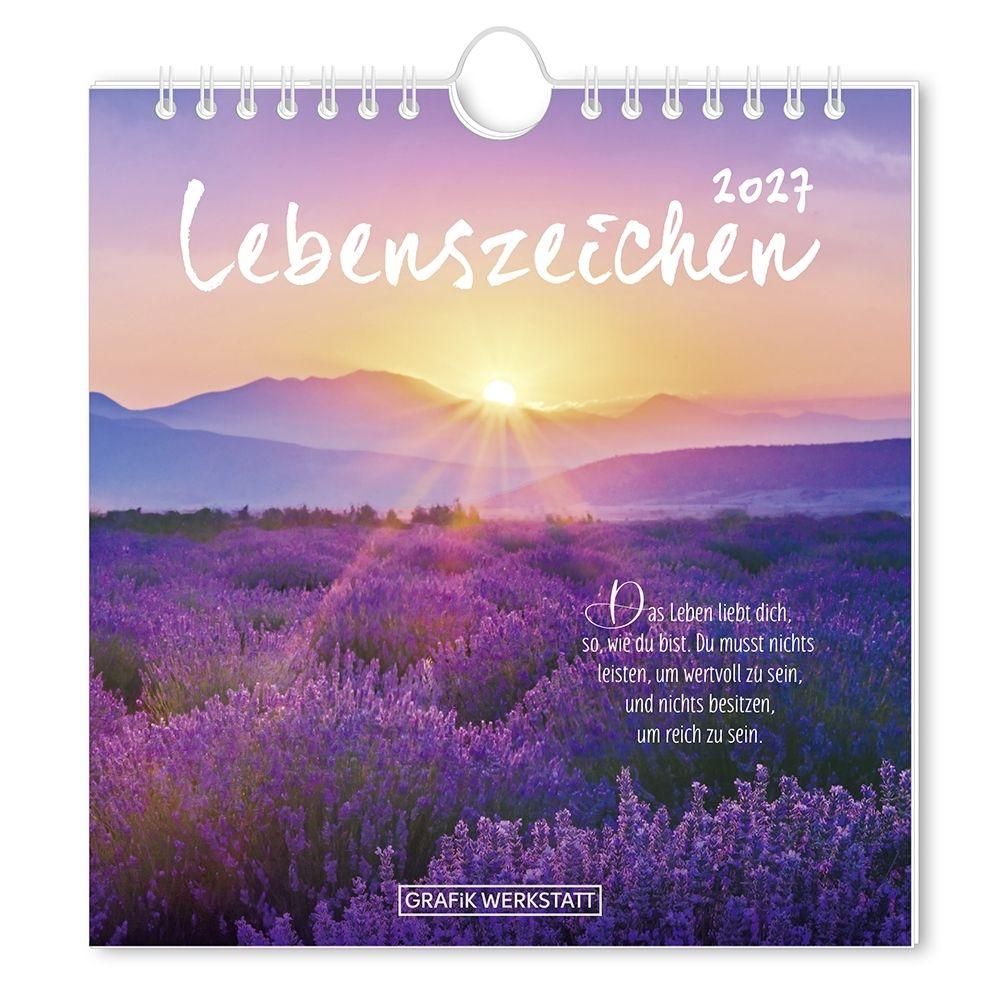 Calendario/Diario Postkartenkalender 2027 Lebenszeichen 