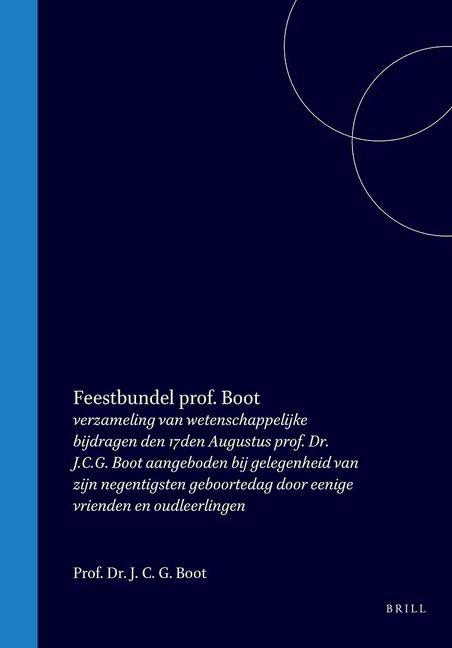 Kniha Feestbundel Prof. Boot 
