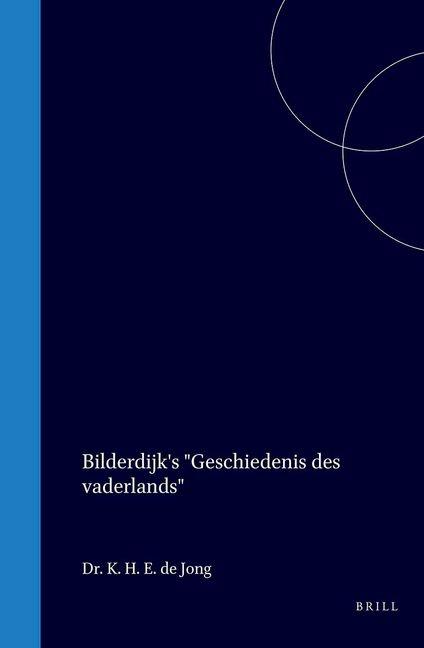 Libro Bilderdijk's Geschiedenis Des Vaderlands 