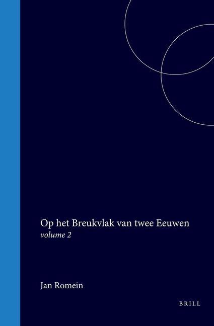 Knjiga Op Het Breukvlak Van Twee Eeuwen 