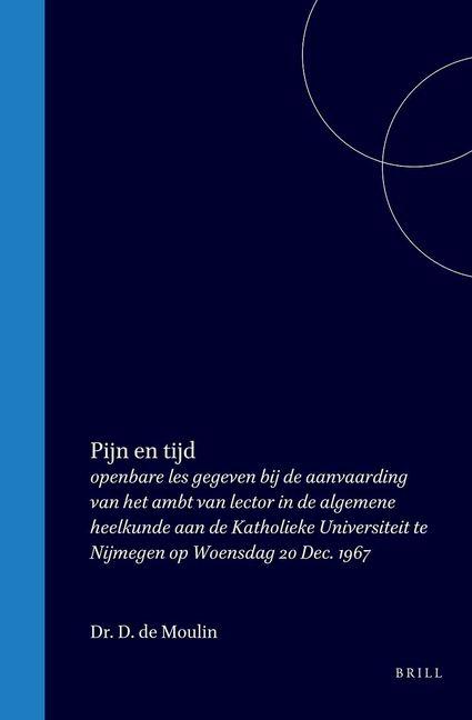 Kniha Pijn En Tijd 
