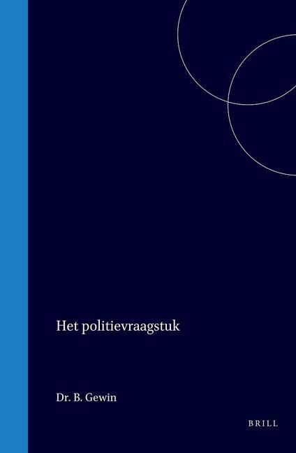 Libro Het Politievraagstuk 