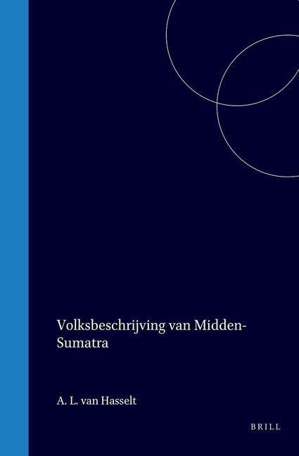 Knjiga Volksbeschrijving Van Midden-Sumatra 