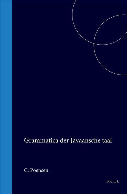 Kniha Grammatica Der Javaansche Taal 