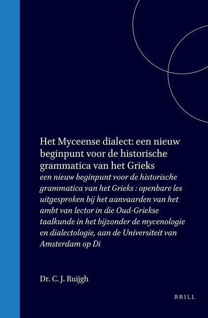 Kniha Het Myceense Dialect 