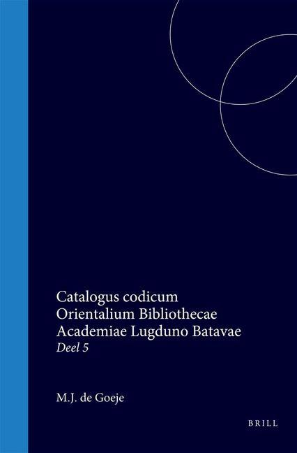 Knjiga Catalogus Codicum Orientalium Bibliothecae Academiae Lugduno Batavae 