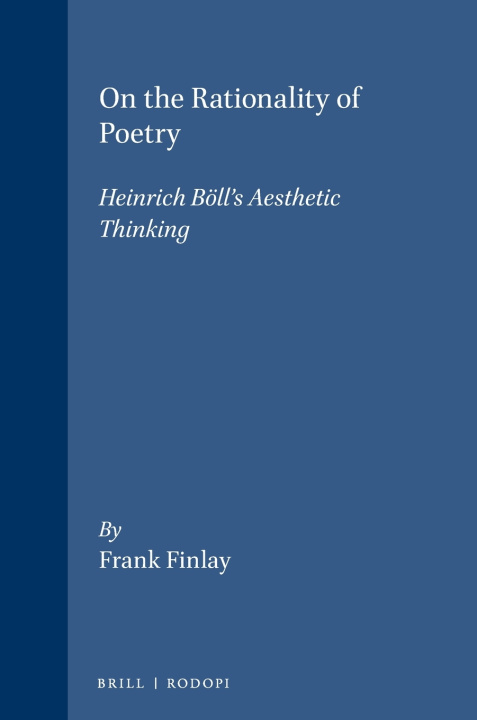 Knjiga On the Rationality of Poetry Frank Finlay
