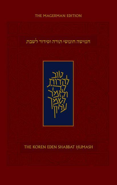 Książka Koren Eden Shabbat Humash, Flex, Compact, Sepharad 