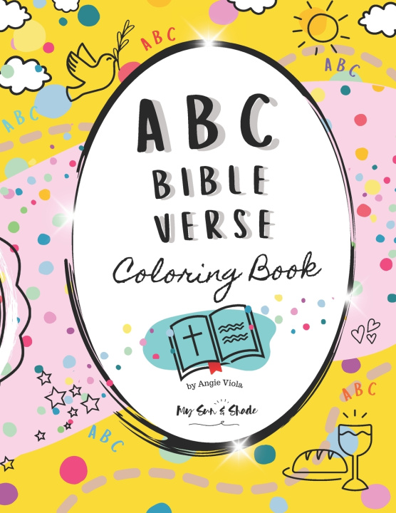 Книга ABC Bible Verse Coloring Pages Angie Viola