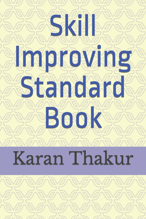 Kniha Skill Improving Standard Book Karan Thakur