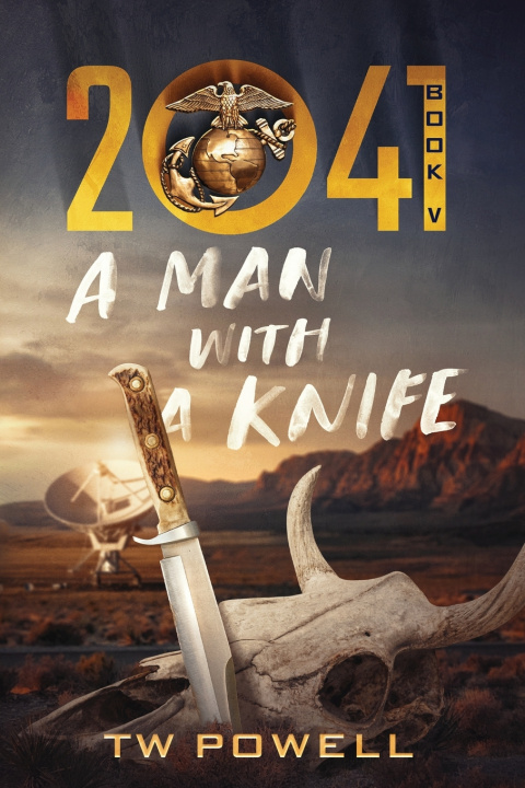 Книга 2041 A Man With A Knife TW Powell