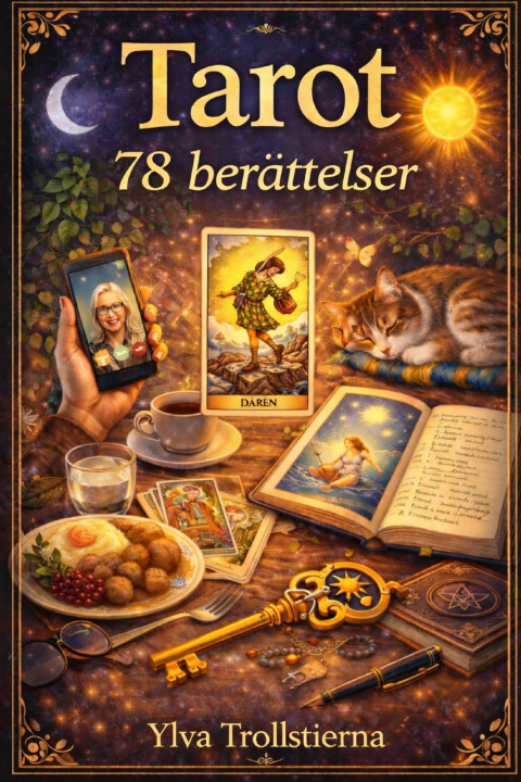 Kniha Tarot 78 berättelser Ylva Trollstierna