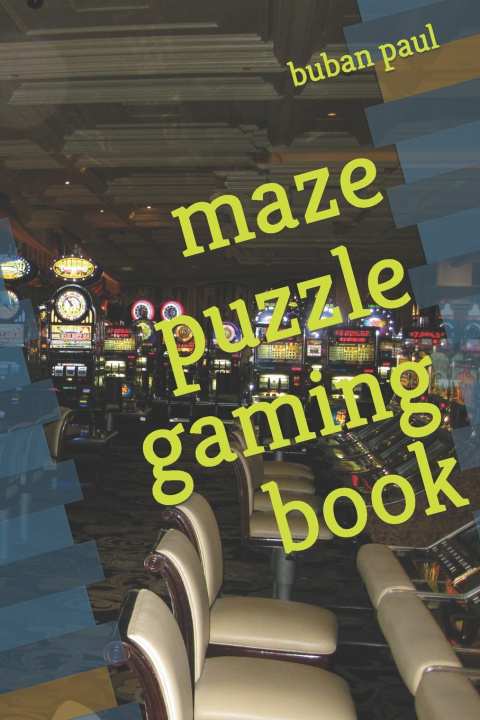 Kniha maze puzzle gaming book buban paul
