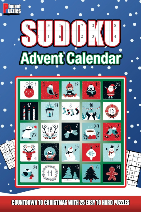 Kniha Piquant Puzzles Sudoku Advent Calendar Steven Rossi