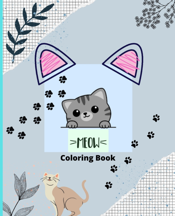 Book Cat Coloring Book TigressZZ Robles