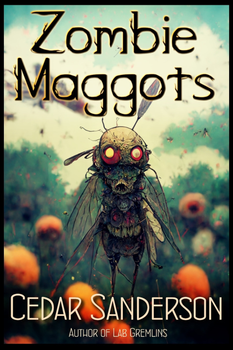 Book Zombie Maggots Cedar Sanderson